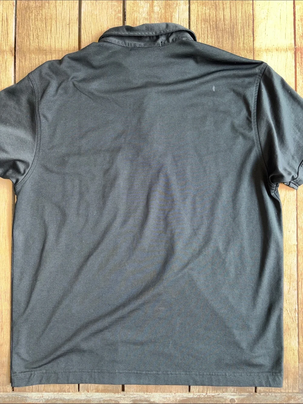 Banana Republic Vintage Large Men's Black Polo Shirt with Chest Pocket